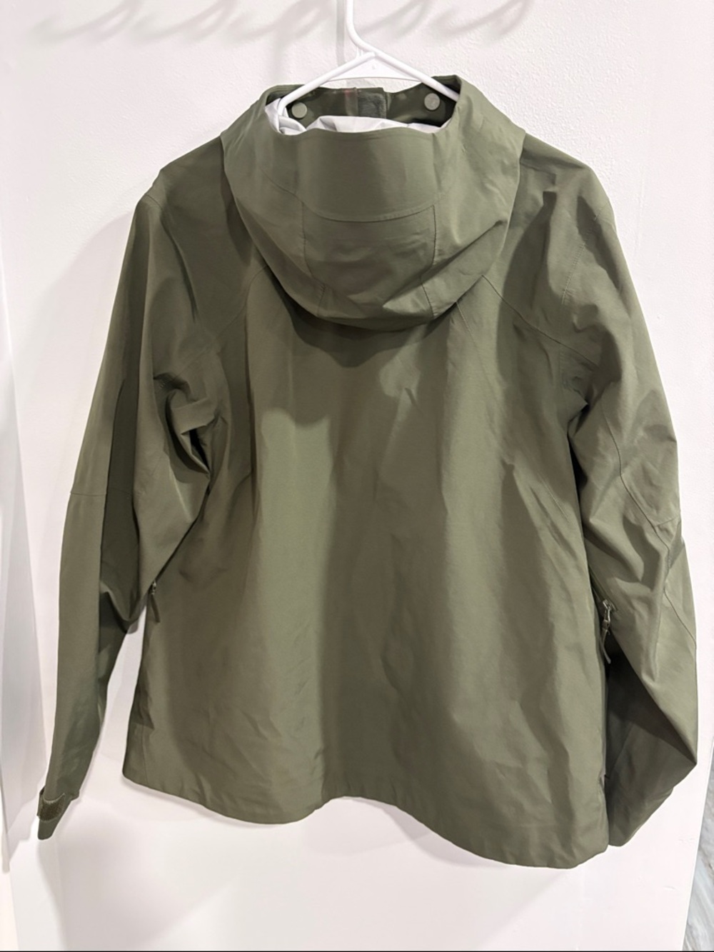 H&M Move Olive Green Utility Jacket with Yellow Pull Tab - Picture 2 of 12